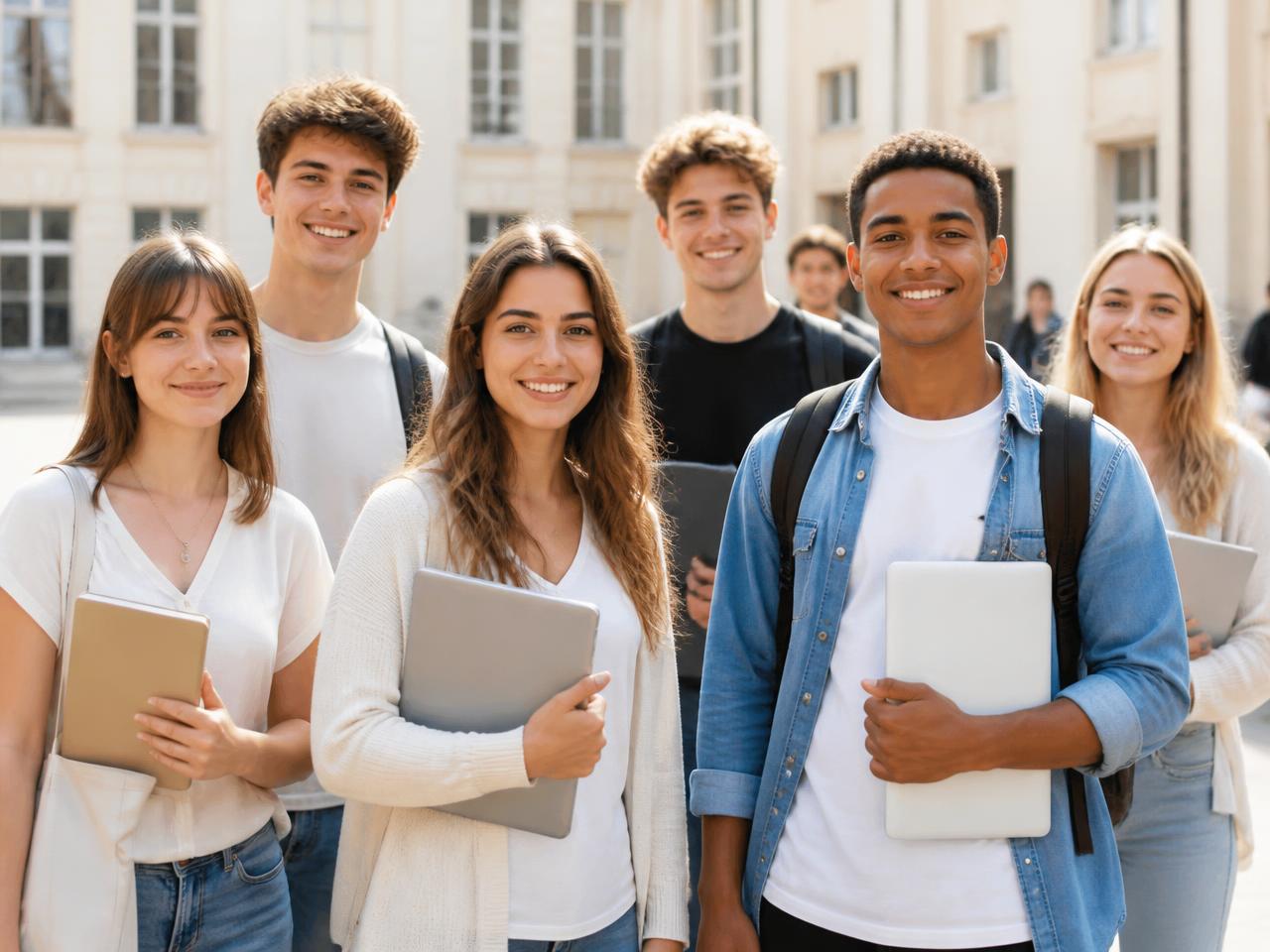 Étudiants du Campus Anna Rodier